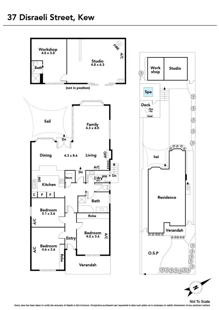 Floorplan of Homely house listing, 37 Disraeli Street, Kew VIC 3101