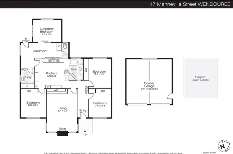 Floorplan of Homely house listing, 17 Manneville Street, Wendouree VIC 3355