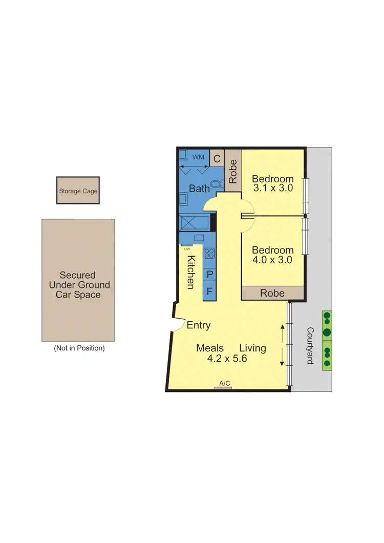 Floorplan of Homely apartment listing, 5A/1142 Nepean Highway, Highett VIC 3190