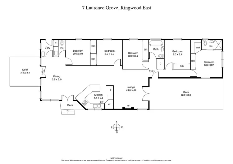 Floorplan of Homely house listing, 7 Laurence Grove, Ringwood East VIC 3135