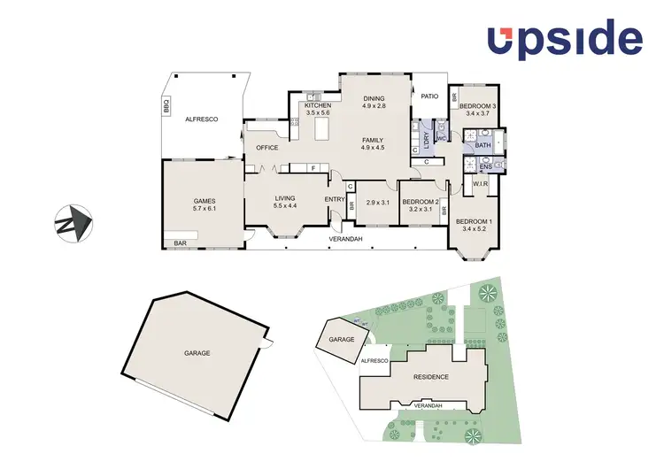 Floorplan of Homely house listing, 2 Benjee Place, Isabella Plains ACT 2905