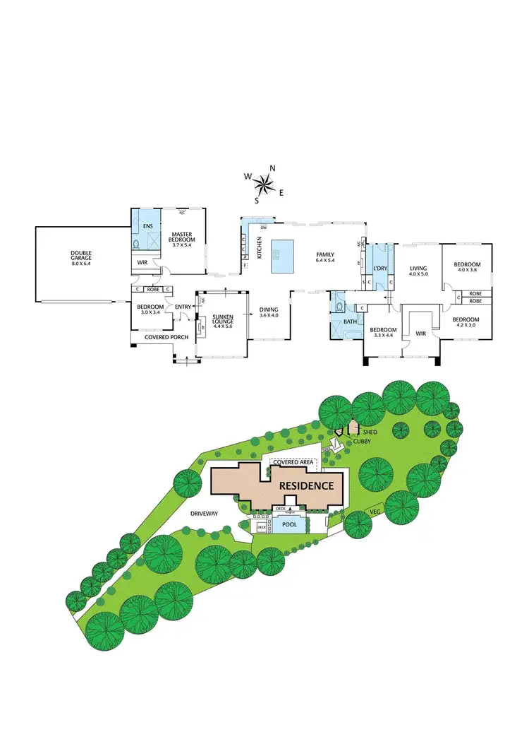 Floorplan of Homely house listing, 10 Cudgee Court, Research VIC 3095