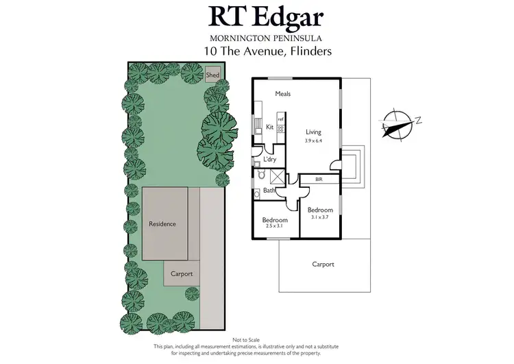 Floorplan of Homely house listing, 10 The Avenue, Flinders VIC 3929