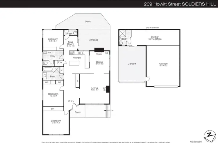 Floorplan of Homely house listing, 209 Howitt Street, Soldiers Hill VIC 3350