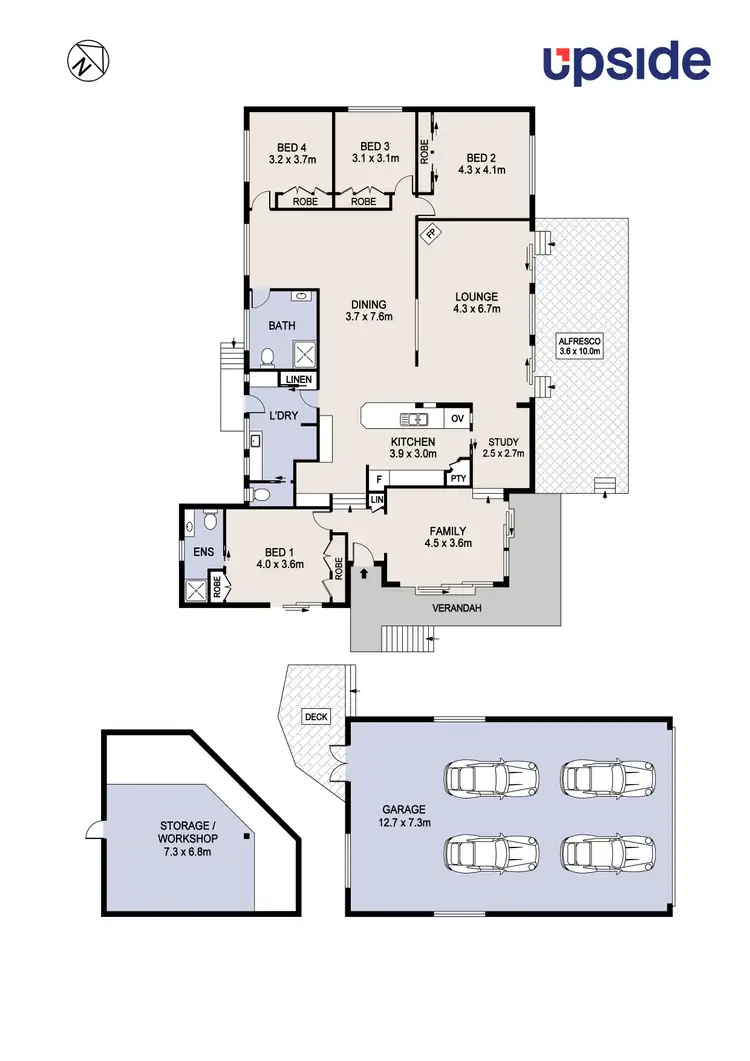 Floorplan of Homely house listing, 75 Bushland Drive, Sancrox NSW 2446