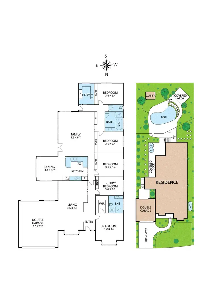 Floorplan of Homely house listing, 68 David Hockney Drive, Diamond Creek VIC 3089