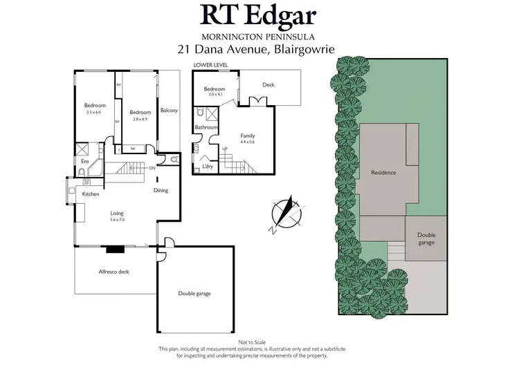 Floorplan of Homely house listing, 21 Dana Avenue, Blairgowrie VIC 3942