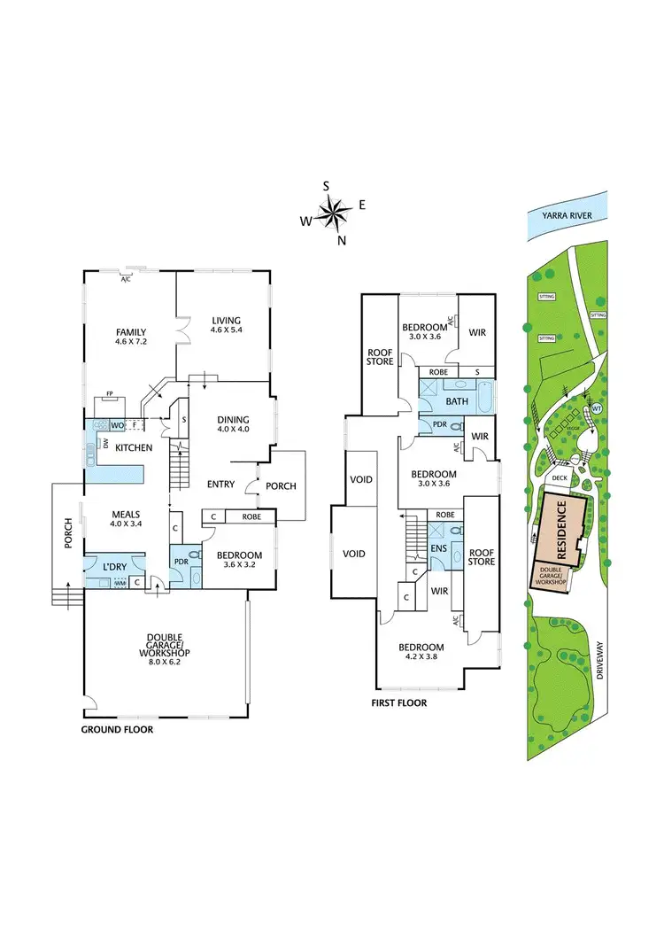 Floorplan of Homely house listing, 234A ResearchWarrandyte Road, North Warrandyte VIC 3113