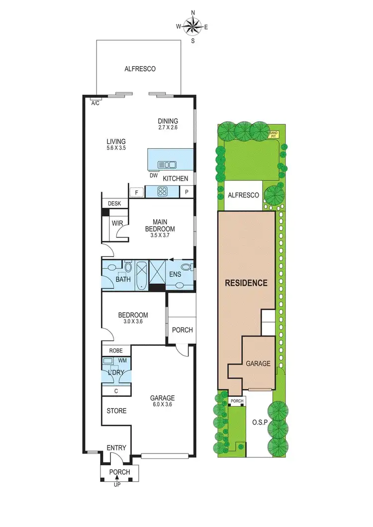 Floorplan of Homely townhouse listing, 7A Rudyard Street, Bentleigh East VIC 3165