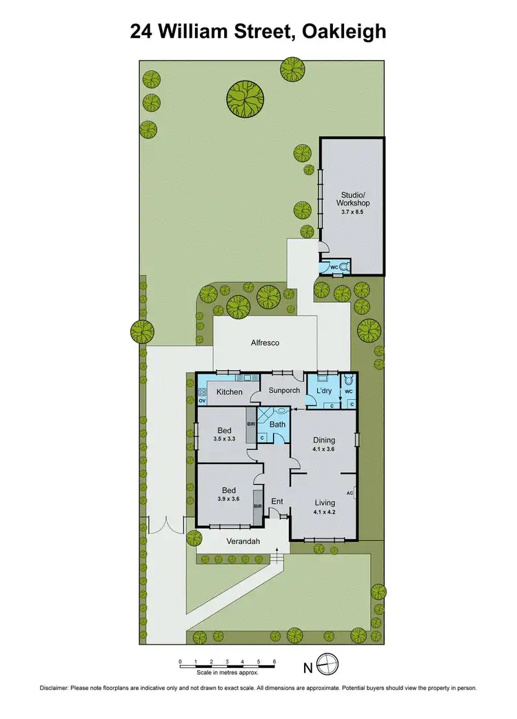 Floorplan of Homely house listing, 24 William Street, Oakleigh VIC 3166
