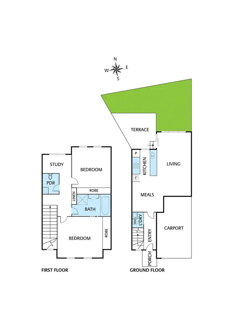 Floorplan of Homely townhouse listing, 6/91 Bridge Street, Eltham VIC 3095