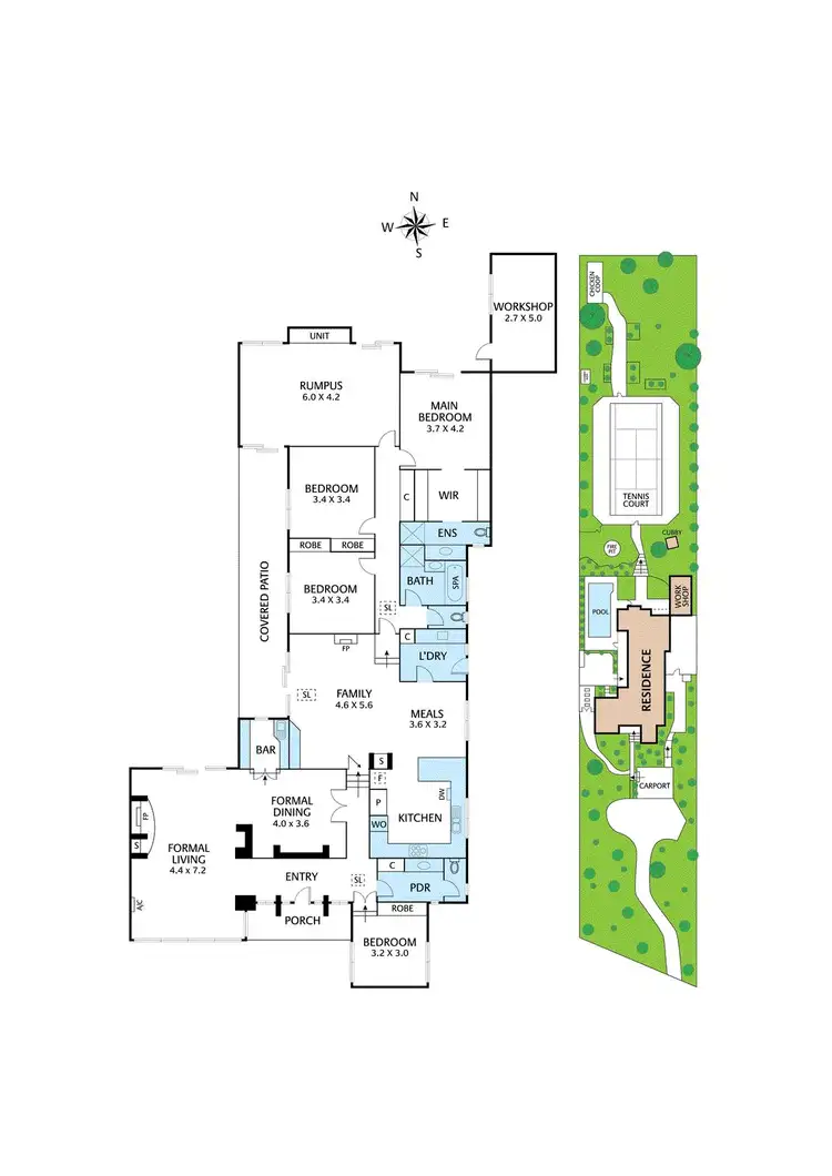 Floorplan of Homely house listing, 65 Orchard Avenue, Eltham North VIC 3095