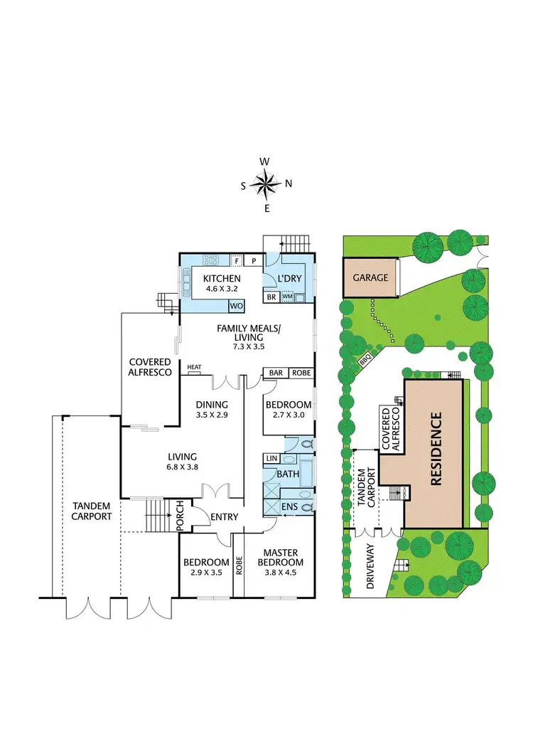 Floorplan of Homely house listing, 25 Porter Street, Eltham VIC 3095