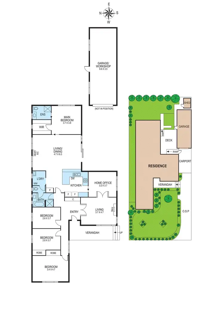 Floorplan of Homely house listing, 10 Huon Grove, Bentleigh East VIC 3165