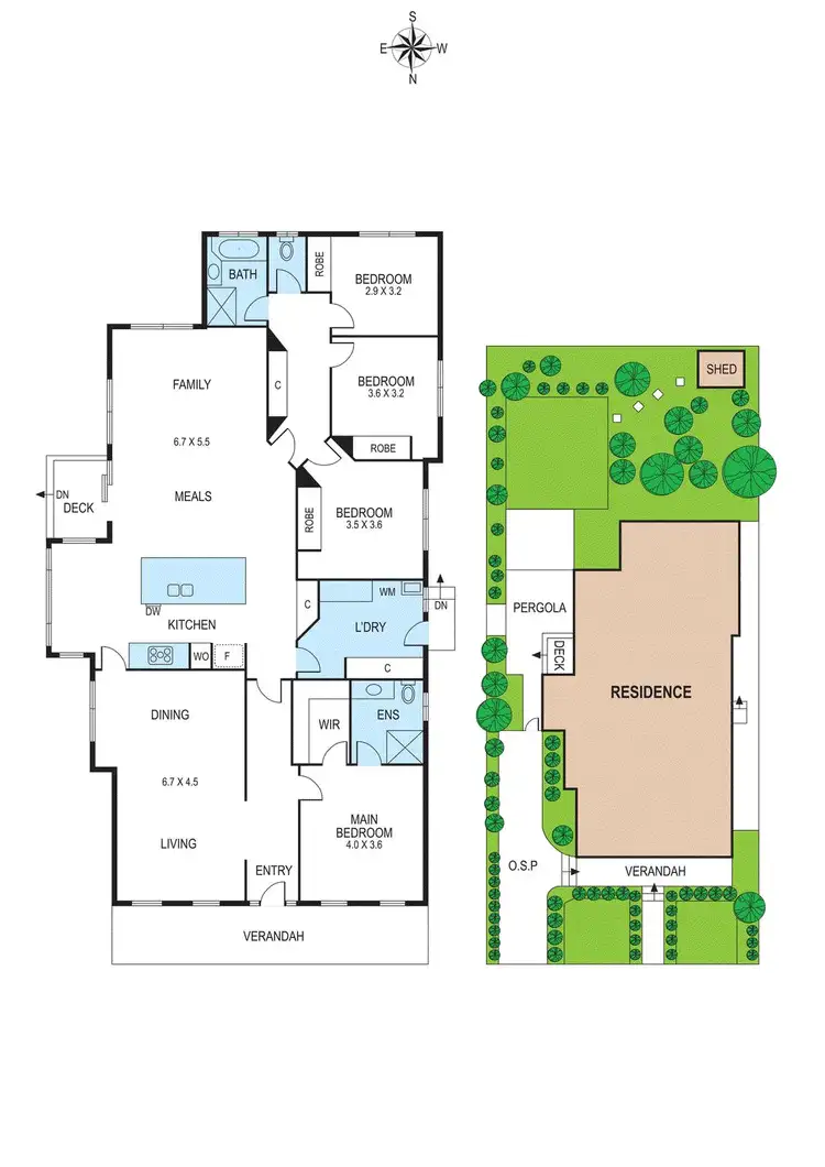 Floorplan of Homely house listing, 8 Huntingfield Court, Carnegie VIC 3163
