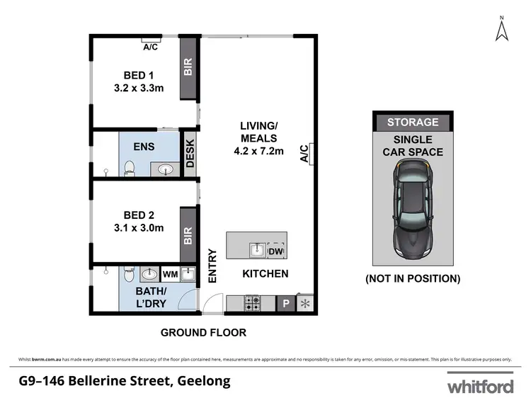 Floorplan of Homely apartment listing, 9/146 Bellerine Street, Geelong VIC 3220