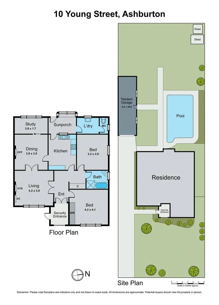 Floorplan of Homely house listing, 10 Young Street, Ashburton VIC 3147