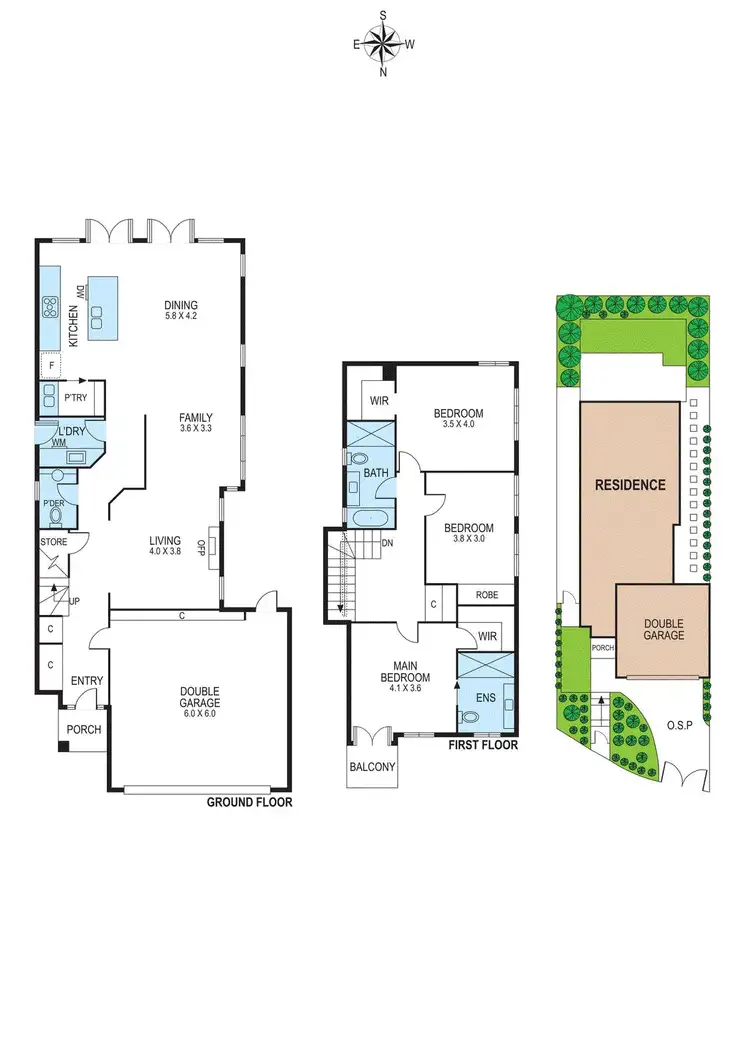 Floorplan of Homely house listing, 3 Churchill Close, Murrumbeena VIC 3163
