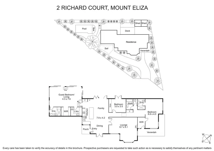 Floorplan of Homely house listing, 4 Richard Court, Mount Eliza VIC 3930