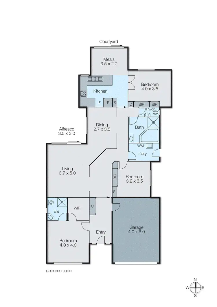 Floorplan of Homely house listing, 17 Olympian Avenue, Mount Waverley VIC 3149