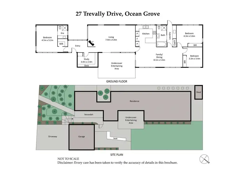 Floorplan of Homely house listing, 27 Trevally Drive, Ocean Grove VIC 3226