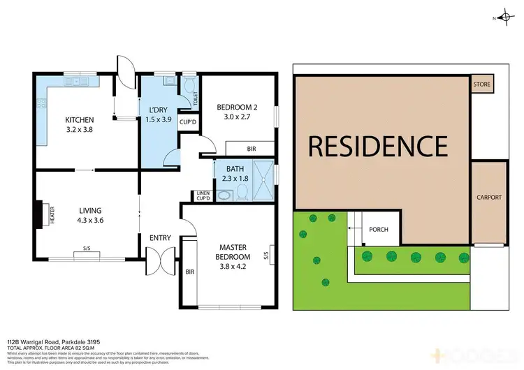 Floorplan of Homely house listing, 112B Warrigal Road, Parkdale VIC 3195