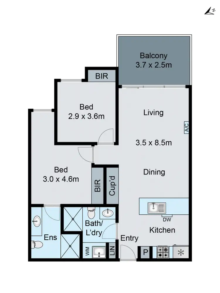 Floorplan of Homely apartment listing, 321/59 Autumn Terrace, Clayton South VIC 3169