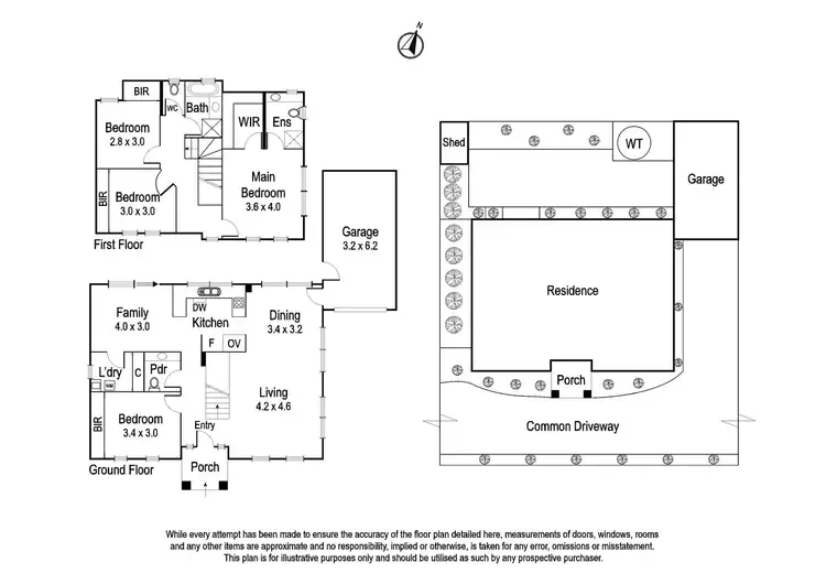 Floorplan of Homely townhouse listing, 2/180 Wantirna Road, Ringwood VIC 3134