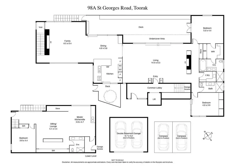 Floorplan of Homely apartment listing, 98A St Georges Road, Toorak VIC 3142