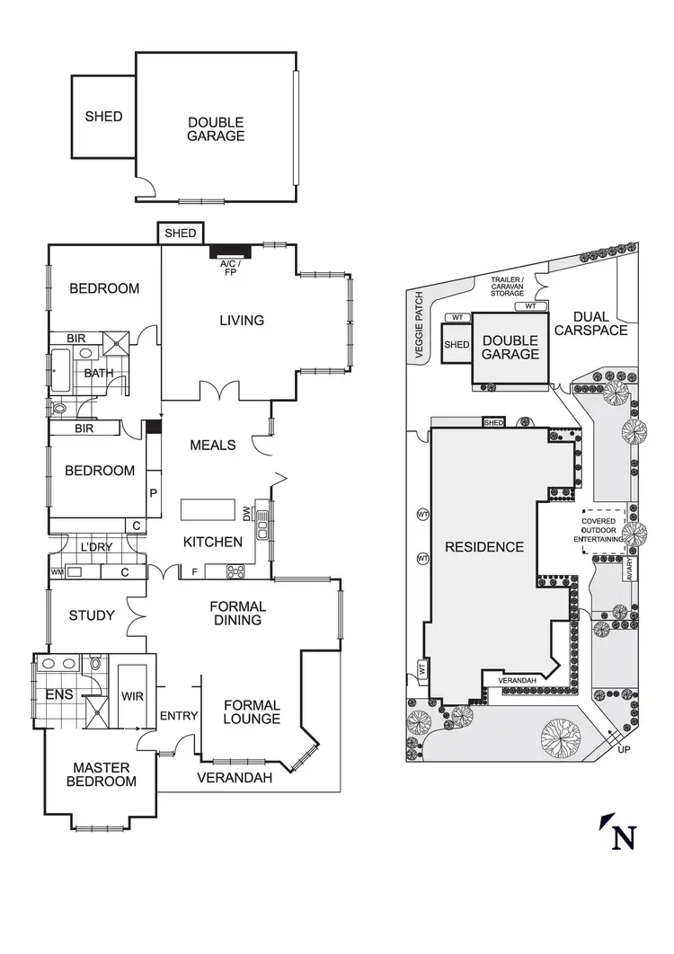 Floorplan of Homely house listing, 15 Downey  Drive, Doreen VIC 3754