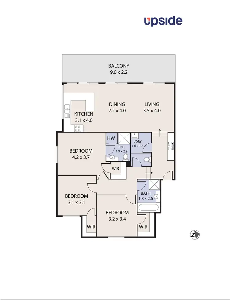 Floorplan of Homely unit listing, 24/75-77 Tram Road, Doncaster VIC 3108