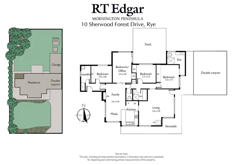 Floorplan of Homely house listing, 10 Sherwood Forest Drive, Rye VIC 3941