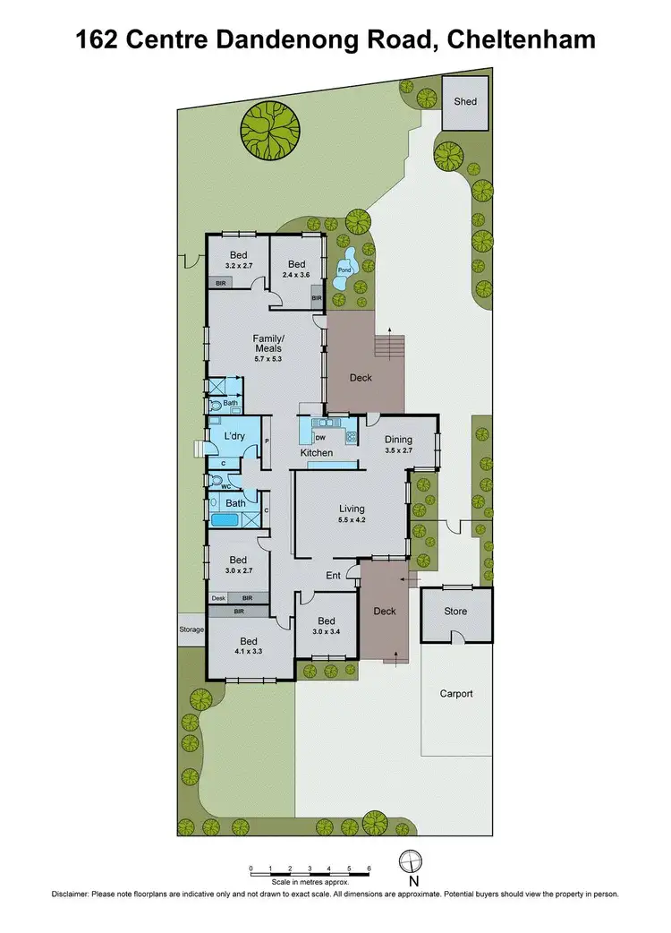 Floorplan of Homely house listing, 162 Centre Dandenong Road, Cheltenham VIC 3192
