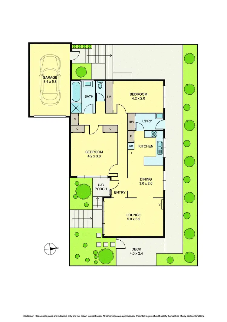 Floorplan of Homely unit listing, 2/49 Wood Street, Templestowe VIC 3106