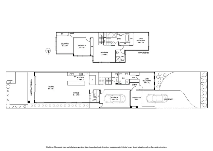 Floorplan of Homely townhouse listing, 52B Mackie Road, Bentleigh East VIC 3165