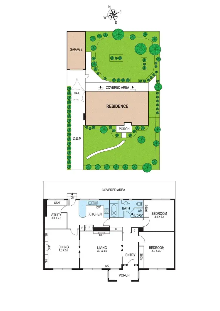 Floorplan of Homely house listing, 17 Murrumbeena Crescent, Murrumbeena VIC 3163