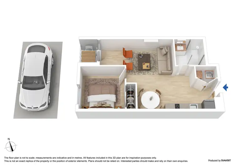 Floorplan of Homely apartment listing, 317/495 Rathdowne Street, Carlton VIC 3053