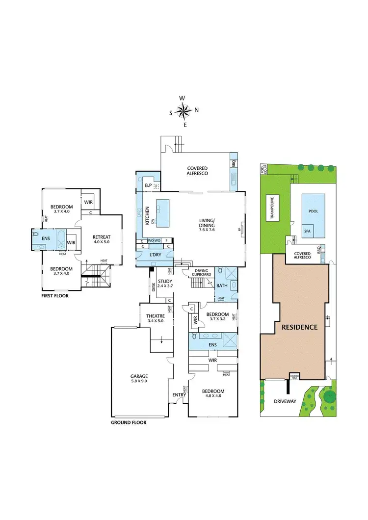Floorplan of Homely house listing, 3 Marshall Avenue, Montmorency VIC 3094