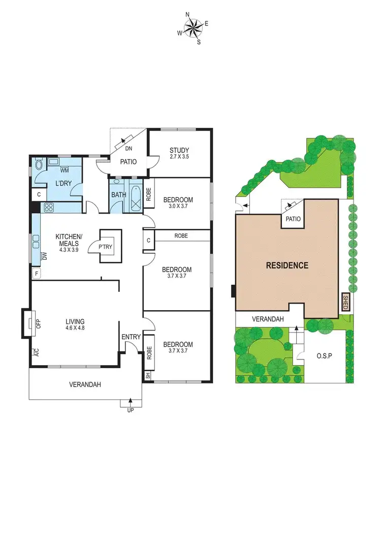 Floorplan of Homely house listing, 1/59 Lahona Avenue, Bentleigh East VIC 3165