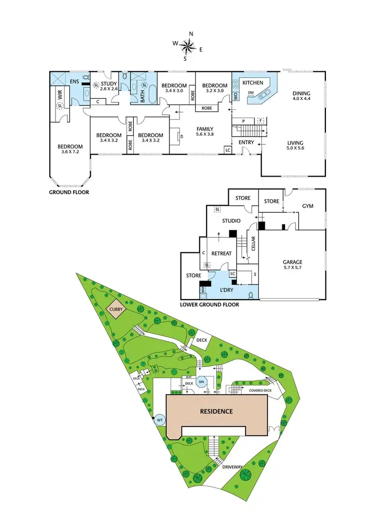 Floorplan of Homely house listing, 7 Hollyoak Rise, Eltham North VIC 3095