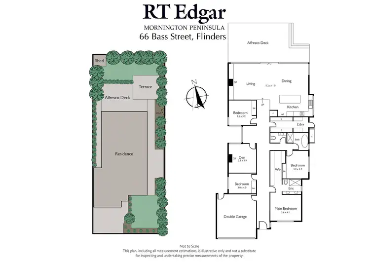 Floorplan of Homely house listing, 66 Bass Street, Flinders VIC 3929