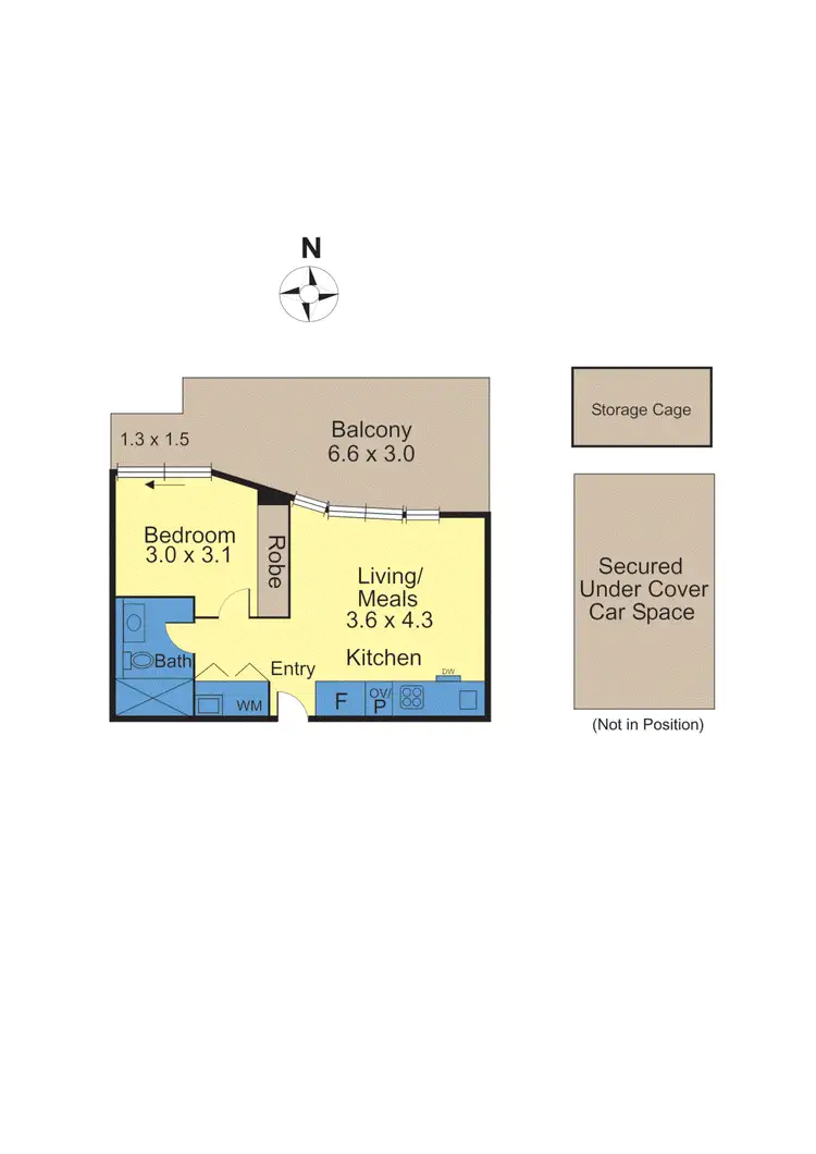 Floorplan of Homely apartment listing, 210/565 Camberwell Road, Camberwell VIC 3124