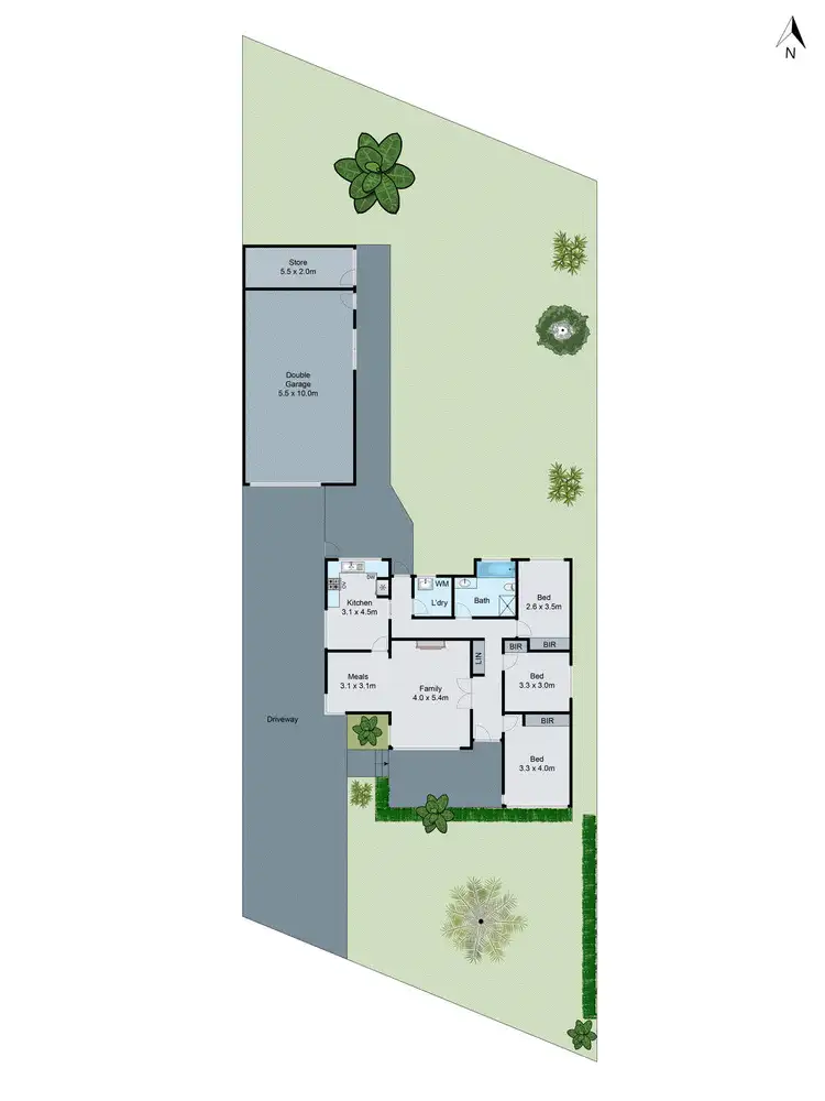 Floorplan of Homely house listing, 1821 Dandenong Road, Oakleigh East VIC 3166