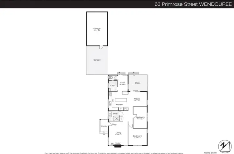 Floorplan of Homely house listing, 63 Primrose Street, Wendouree VIC 3355