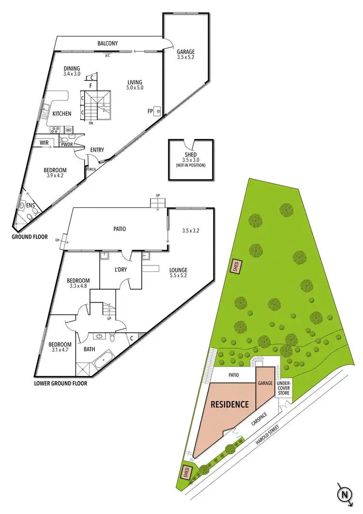 Floorplan of Homely house listing, 11-13 Harold Street, Ascot Vale VIC 3032