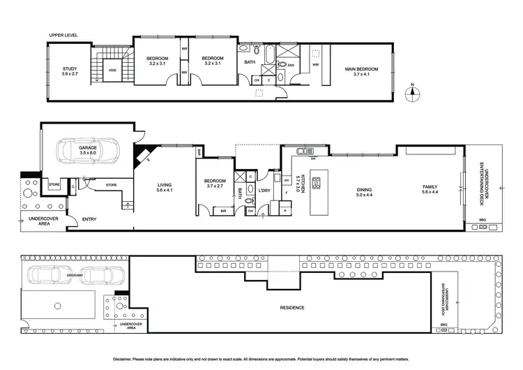 Floorplan of Homely townhouse listing, 240B Tucker Road, Mckinnon VIC 3204