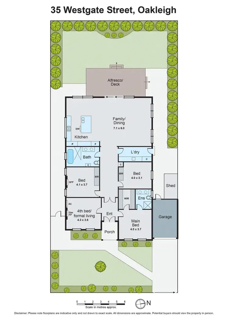 Floorplan of Homely house listing, 35 Westgate Street, Oakleigh VIC 3166