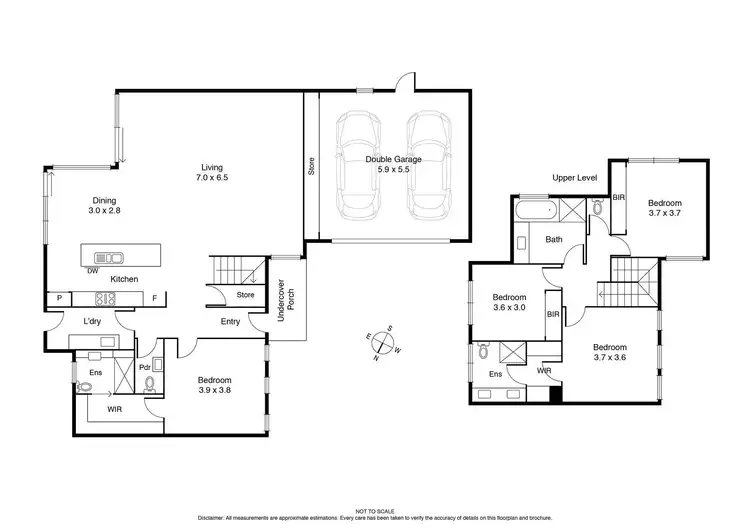 Floorplan of Homely townhouse listing, 2/28 Cypress Avenue, Brooklyn VIC 3012