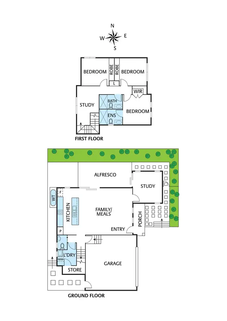 Floorplan of Homely townhouse listing, 3/7 Walsh Street, Eltham VIC 3095