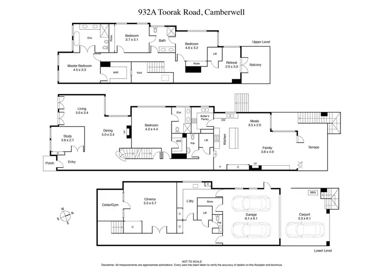 Floorplan of Homely house listing, 932A Toorak Road, Camberwell VIC 3124